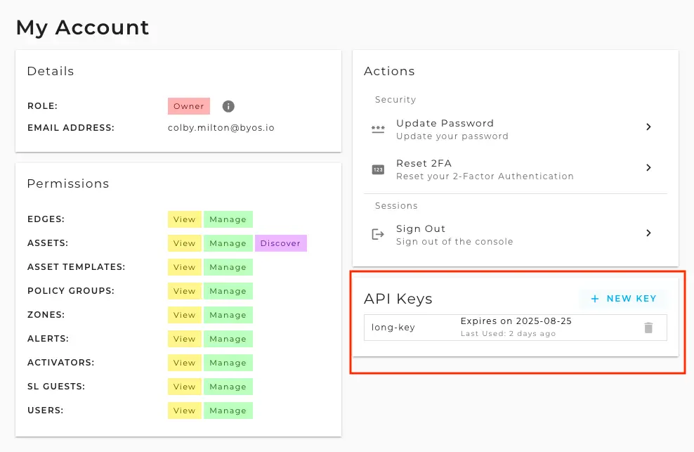How to Generate an API Key