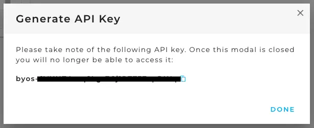 How to Generate an API Key