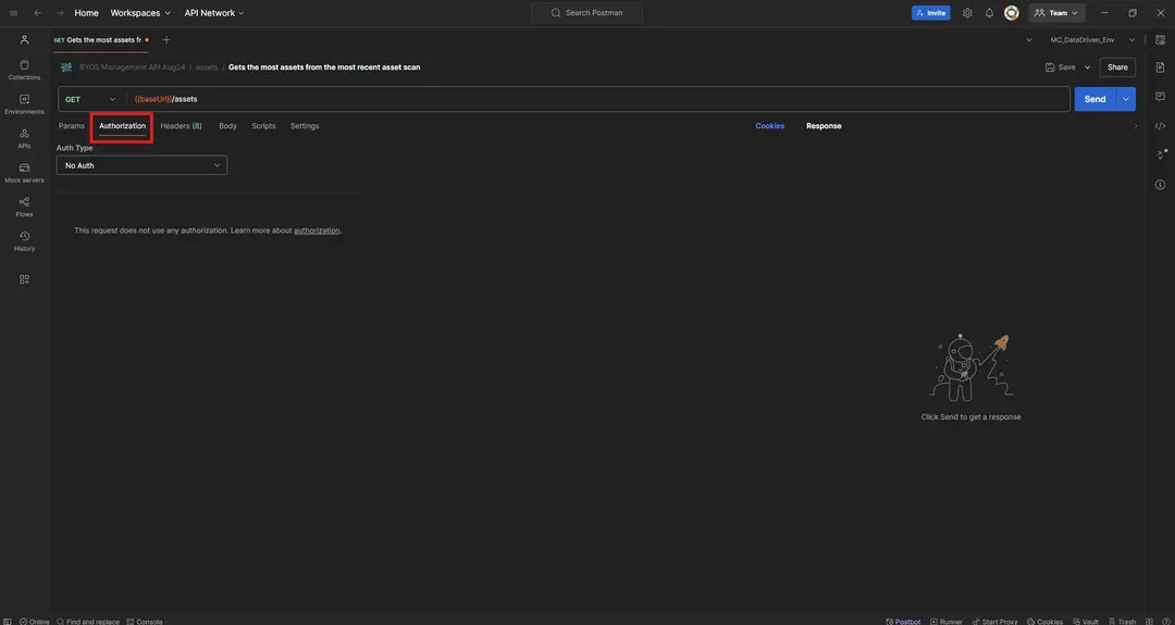 Using API Keys in Postman