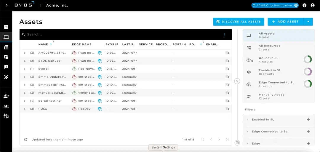 Asset Templates – Add Asset from Template