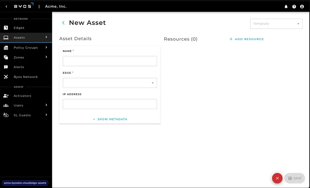 Manually Adding Assets and Resources – Adding a Manual Asset
