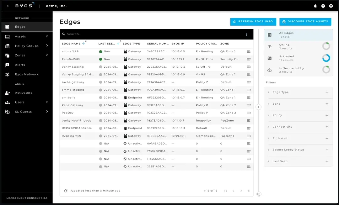 Managing Individual Edges – Edge Assets