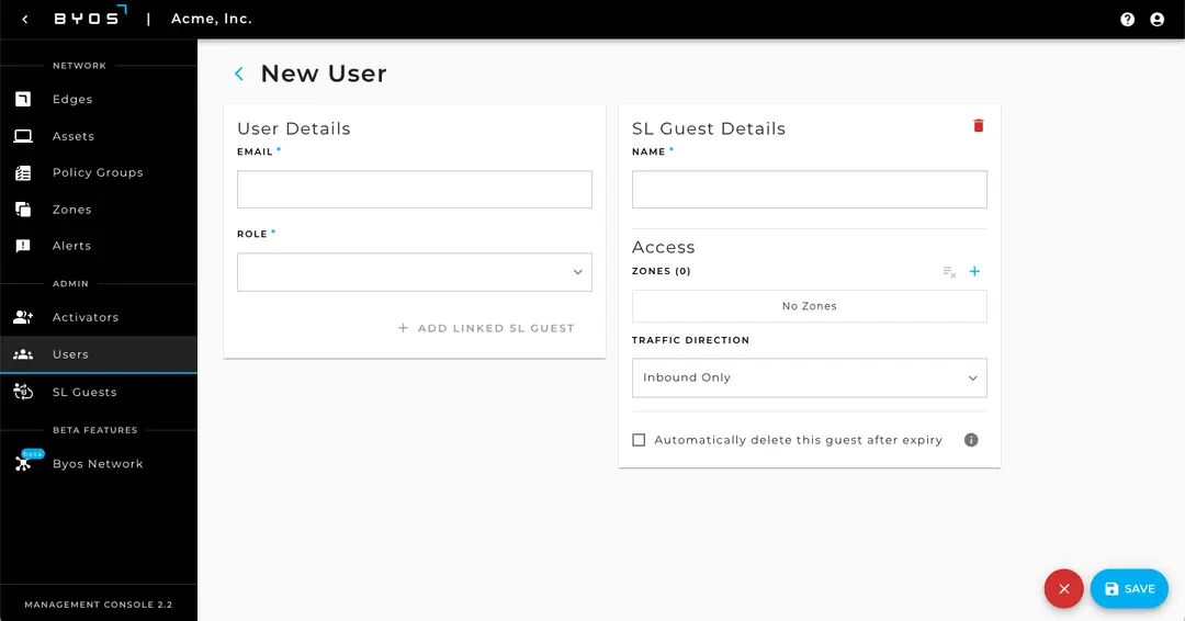 Creating Linked SL Guests
