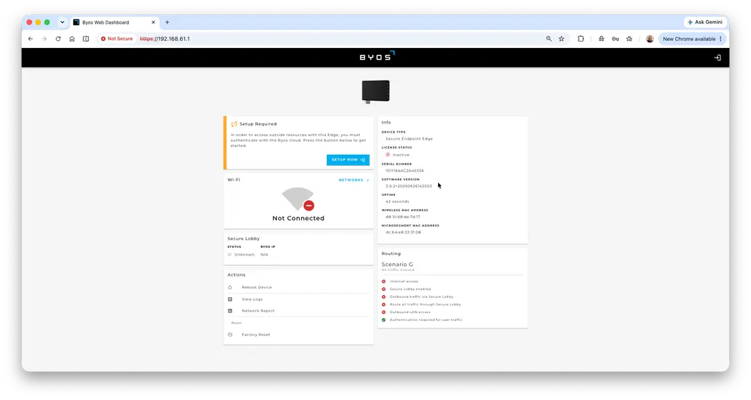 Step 1 — Connect to the Network
