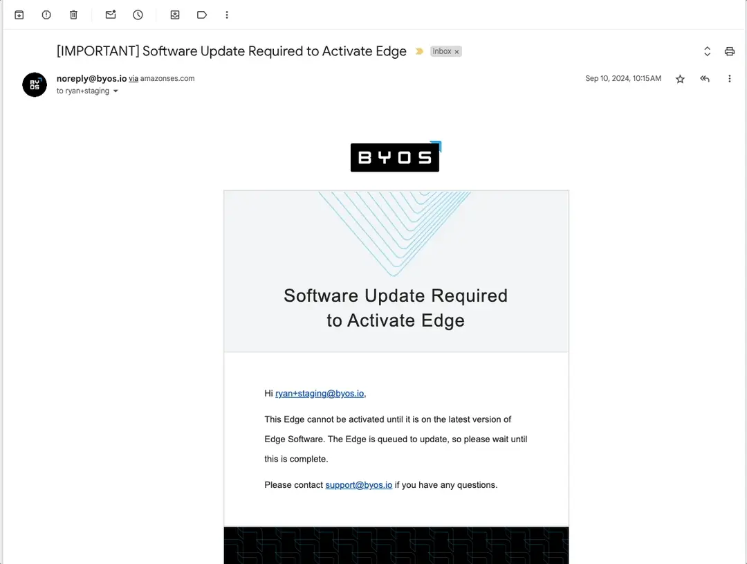 Step 2 — Wait for the Software Update