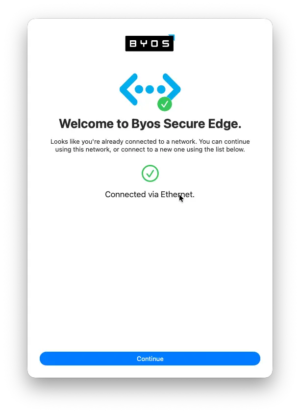 Step 1 — Connect to the Network